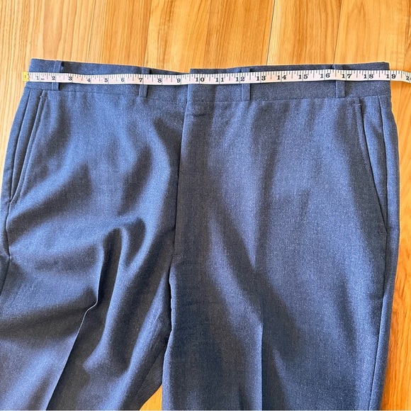 Vintage 70's? Jaymar Blue 100% Wool Dress Pants Trousers 38x30 - Picture 9 of 12